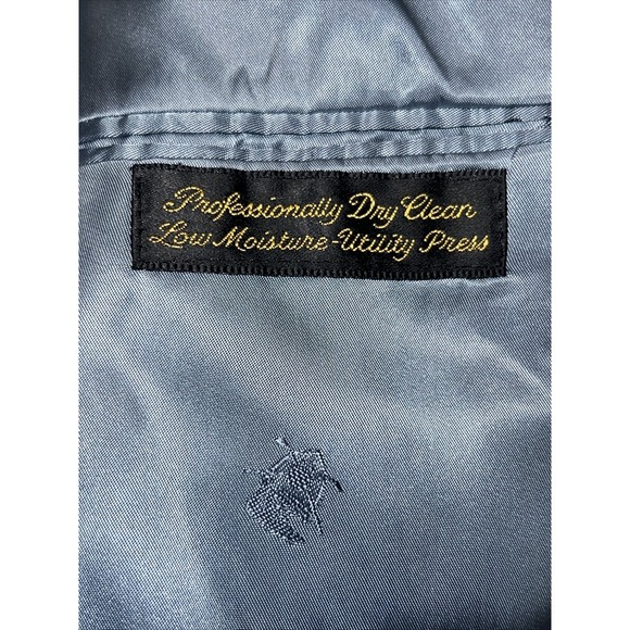Hart Schaffner Marx Jack Nicklaus Golden Bear Blazer 2 Button Navy Golf Crest - Picture 3 of 8